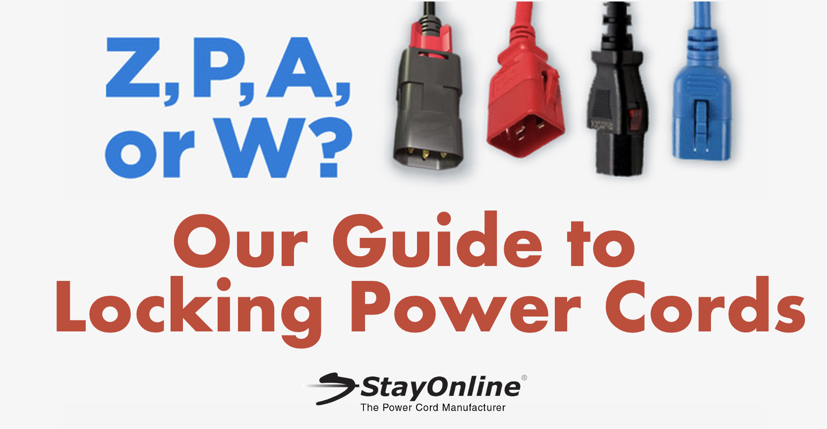 Locking Power Cord Guide Graphic